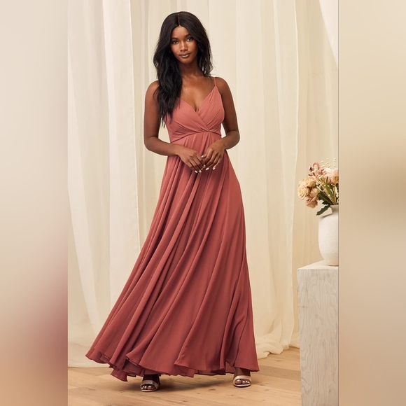 All About Love Rusty Rose Maxi Dress - Picture 5 of 9